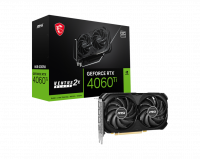 MSI GeForce RTX 4060 Ti VENTUS 2X BLACK 8G OC GDDR6 128Bit DX12 DLSS 3 Gaming (Oyuncu) Ekran Kartı