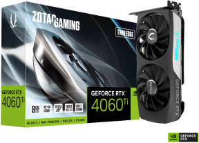 Zotac Gaming GeForce RTX 4060 TI Twin Edge ZT-D40610E-10M 8GB GDDR6 128Bit DX12 DLSS 3 Gaming (Oyuncu) Ekran Kartı
