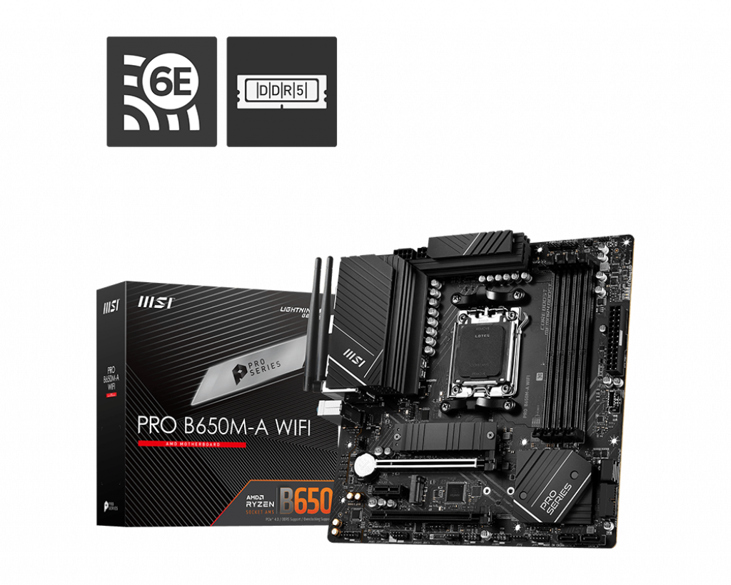 AMD Ryzen 7 7700 İşlemci + MSI PRO B650M-A WIFI Anakart Bundle