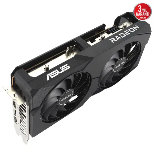 Asus Dual Radeon RX 7600 OC DUAL-RX7600-O8G GDDR6 128Bit DX12 Gaming (Oyuncu) Ekran Kartı