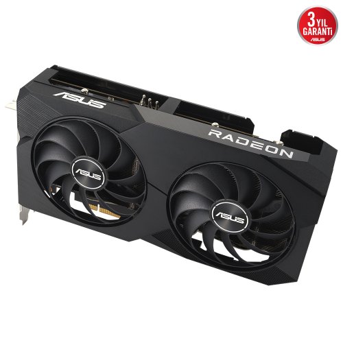 Asus Dual Radeon RX 7600 OC DUAL-RX7600-O8G GDDR6 128Bit DX12 Gaming (Oyuncu) Ekran Kartı