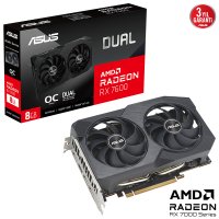Asus Dual Radeon RX 7600 OC V2 DUAL-RX7600-O8G-V2 GDDR6 128Bit DX12 Gaming (Oyuncu) Ekran Kartı