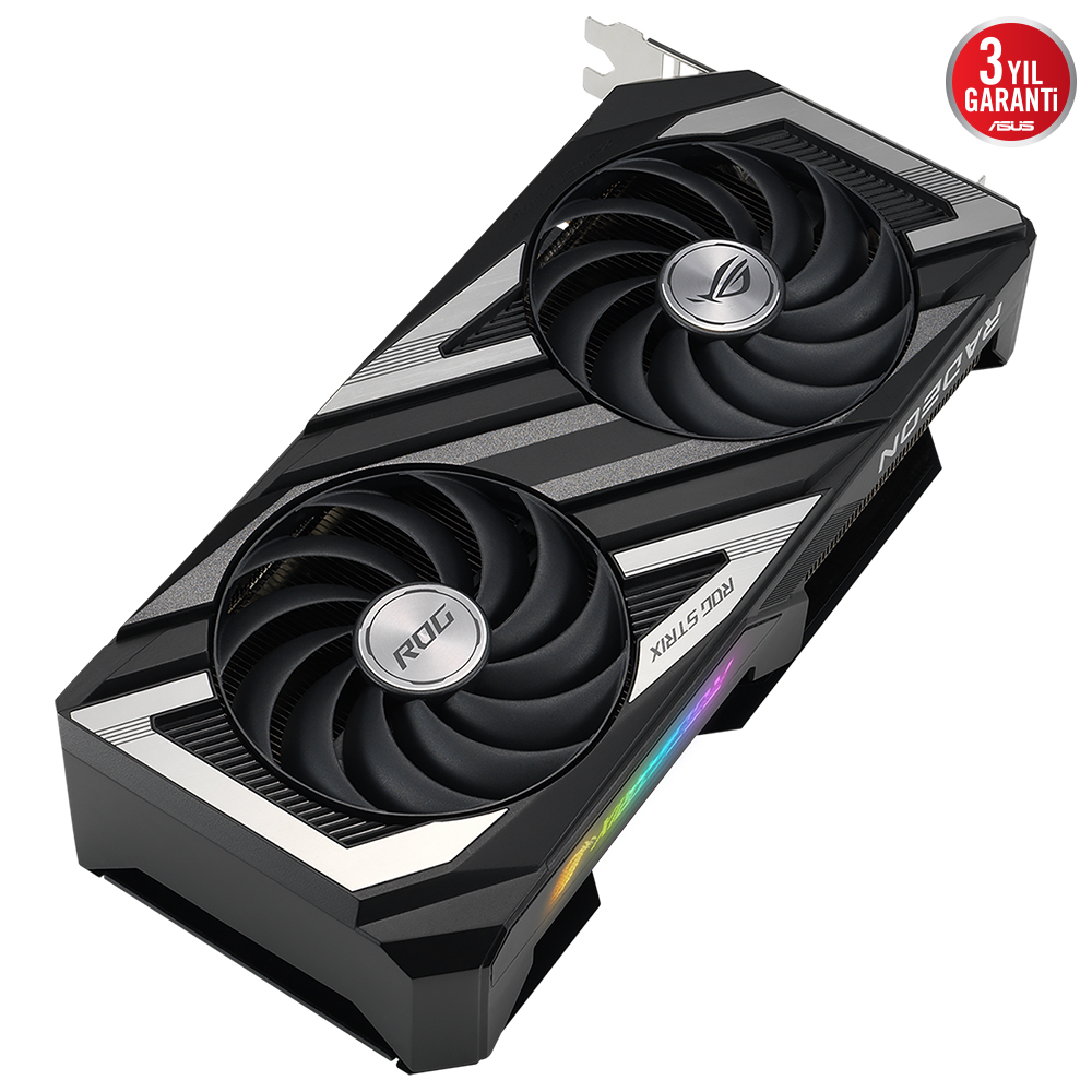 ASUS ROG STRIX Radeon RX 7600 OC ROG-STRIX-RX7600-O8G-GAMING GDDR6 128Bit DX12 Gaming (Oyuncu) Ekran Kartı