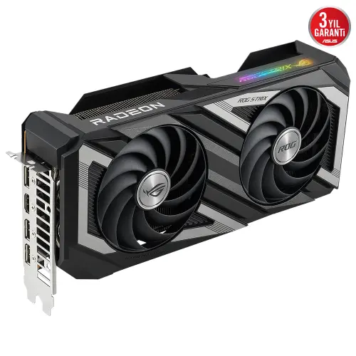ASUS ROG STRIX Radeon RX 7600 OC ROG-STRIX-RX7600-O8G-GAMING GDDR6 128Bit DX12 Gaming (Oyuncu) Ekran Kartı 