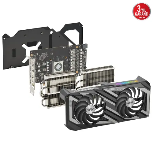 ASUS ROG STRIX Radeon RX 7600 OC ROG-STRIX-RX7600-O8G-GAMING GDDR6 128Bit DX12 Gaming (Oyuncu) Ekran Kartı 