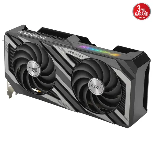 ASUS ROG STRIX Radeon RX 7600 OC ROG-STRIX-RX7600-O8G-GAMING GDDR6 128Bit DX12 Gaming (Oyuncu) Ekran Kartı 