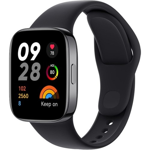 Xiaomi Redmi Watch 3 Siyah Akıllı Saat – Xiaomi Türkiye Garantili
