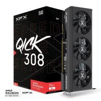 XFX Speedster QICK 308 AMD Radeon RX 7600 RX-76PQICKBY Black 8GB GDDR6 128Bit DX12 Gaming (Oyuncu) Ekran Kartı