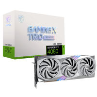 MSI GeForce RTX 4080 GAMING X TRIO WHITE 16GB GDDR6X 256Bit DX12 DLSS 3 Gaming (Oyuncu) Ekran Kartı