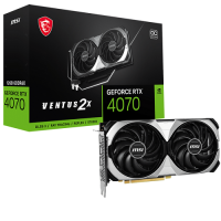 MSI GeForce RTX 4070 Ventus 2X 12G OC 12GB GDDR6X 192Bit DX12 DLSS 3 Gaming (Oyuncu) Ekran Kartı