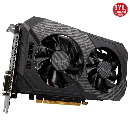 ASUS TUF Gaming GeForce GTX 1650 OC TUF-GTX1650-O4GD6-GAMING 4GB GDDR6 128Bit DX12 Gaming (Oyuncu) Ekran Kartı