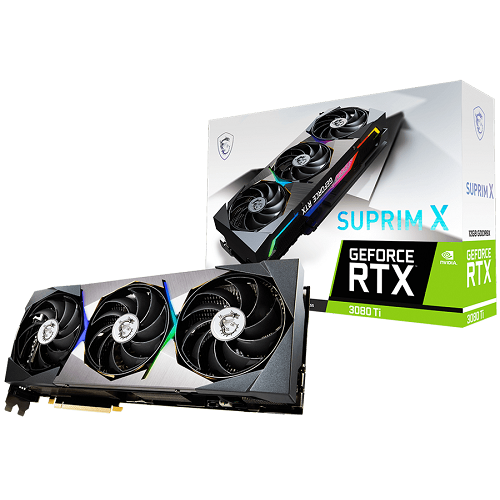 MSI GeForce RTX 3080 Ti SUPRIM X 12G 12GB GDDR6X 384Bit DX12 Gaming (Oyuncu) Ekran Kartı