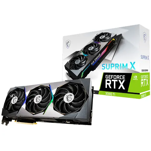 MSI GeForce RTX 3080 Ti SUPRIM X 12G 12GB GDDR6X 384Bit DX12 Gaming (Oyuncu) Ekran Kartı