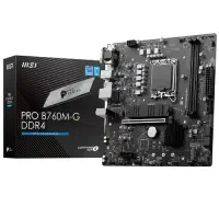 MSI Pro B760M-G DDR4 Intel B760 Soket 1700 DDR4 4800(OC)MHz mATX Gaming (Oyuncu) Anakart