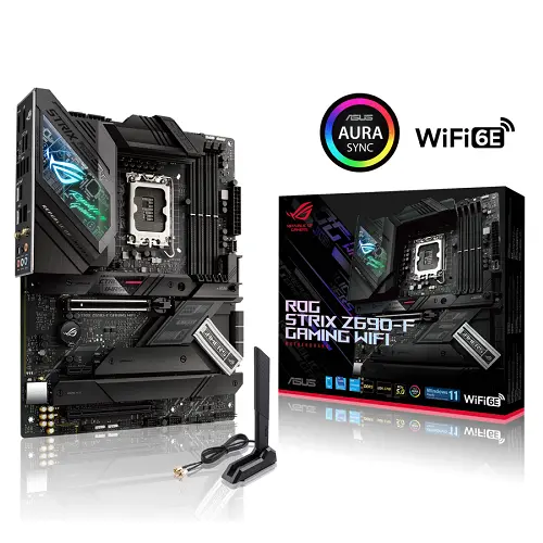 Asus ROG Strix Z690-F Gaming WIFI Intel Z690 Soket 1700 DDR5 6400(OC)MHz ATX Gaming (Oyuncu) Anakart