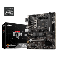 MSI B550M PRO AMD B550 Soket AM4 DDR4 4600(OC)MHz mATX Gaming (Oyuncu) Anakart