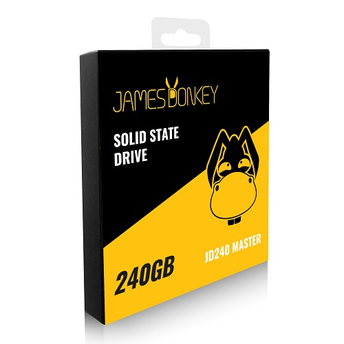 James Donkey JD240 Master 240GB 2.5″ 3D Nand 500MB/480MB/sn SSD Disk - 3 Yıl Birebir Değişim Garantisi