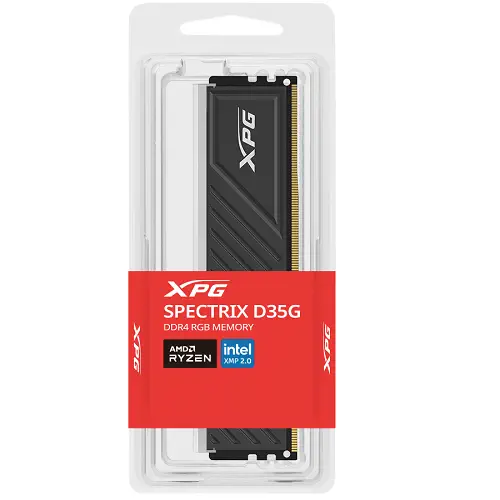 XPG Gammix D35G RGB AX4U32008G16A-SBKD35G 8GB (1x8GB) DDR4 3200MHz CL16 Gaming (Oyuncu) Ram