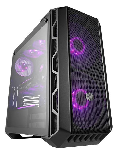 Cooler Master MasterCase H500 750W 80+ PSU RGB Mesh Temperli Cam ATX Mid-Tower Gaming Kasa - MCM-H500-IGNB75-S00