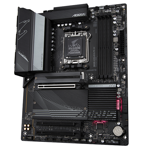 Gigabyte B650 AORUS ELITE AX AMD B650 Soket AM5 DDR5 6666(OC)MHz mATX Gaming (Oyuncu) Anakart