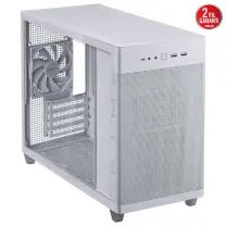 ASUS Prime AP201 Temperli Cam Micro ATX Beyaz Bilgisayar Kasası