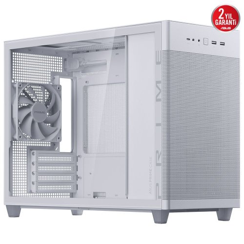 Asus Prime AP201 Temperli Cam Micro ATX Beyaz Bilgisayar Kasası