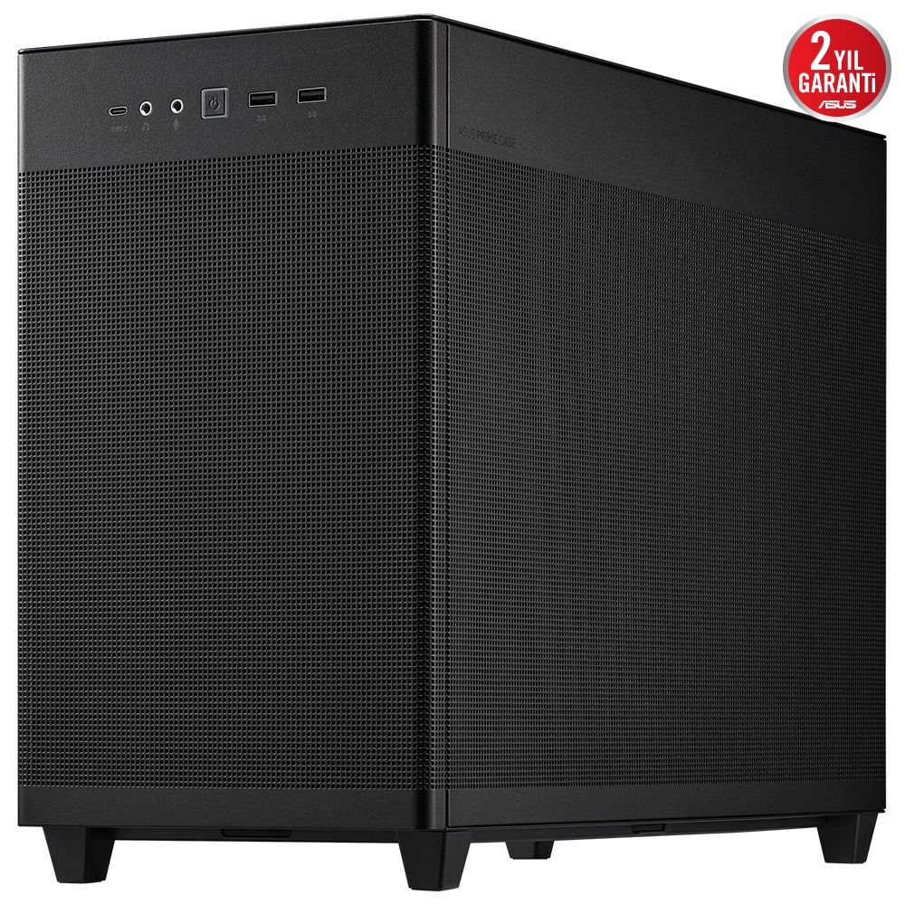 ASUS Prime AP201 Temperli Cam Micro ATX Siyah Bilgisayar Kasası
