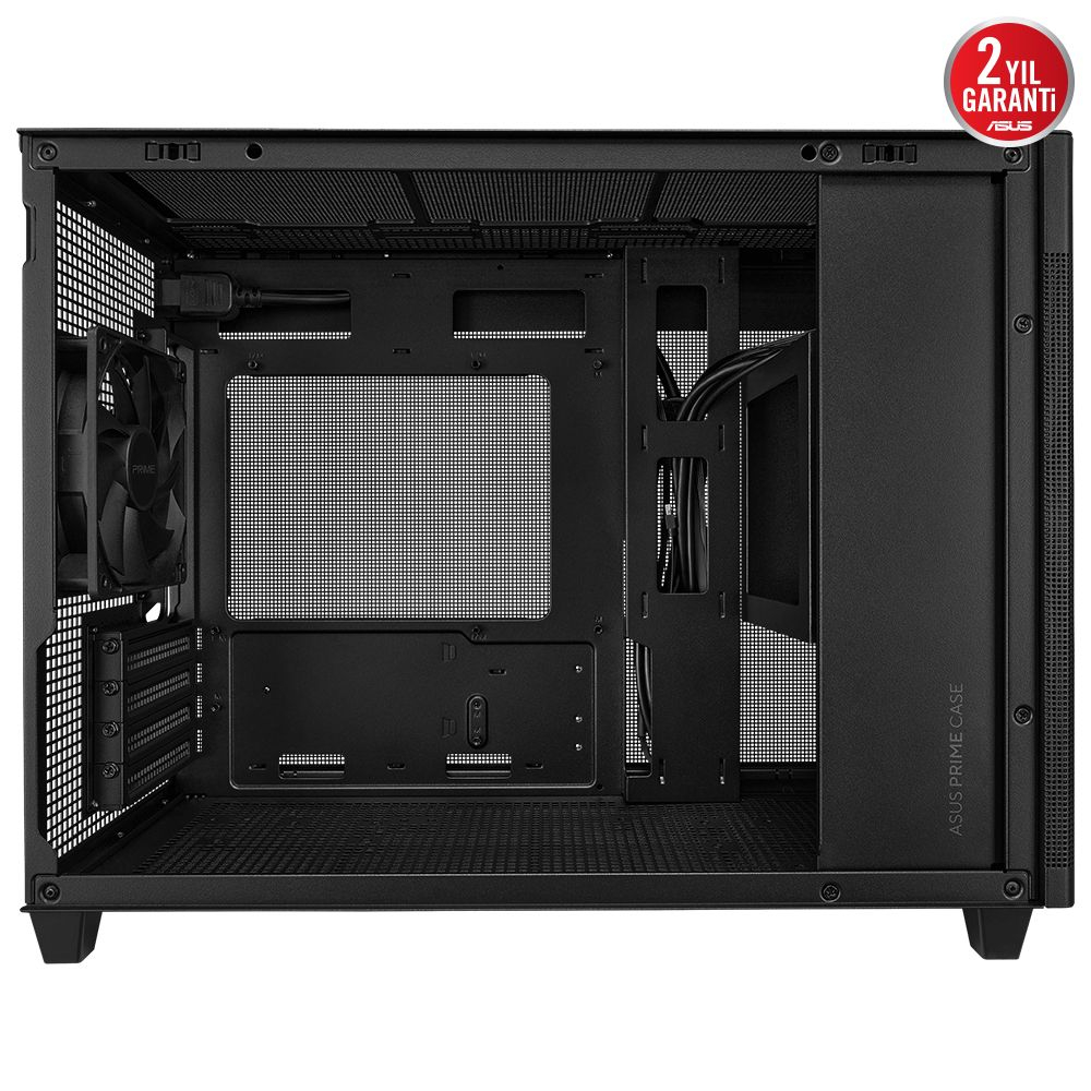 ASUS Prime AP201 Temperli Cam Micro ATX Siyah Bilgisayar Kasası