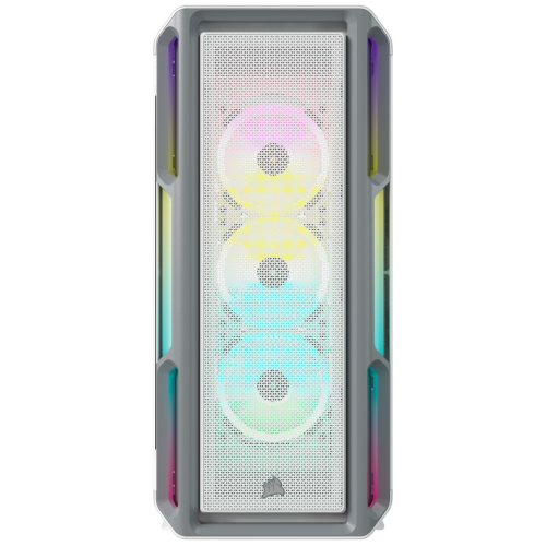 Corsair iCUE 5000T RGB Temperli Cam Mid-Tower ATX Beyaz Gaming (Oyuncu) Kasa