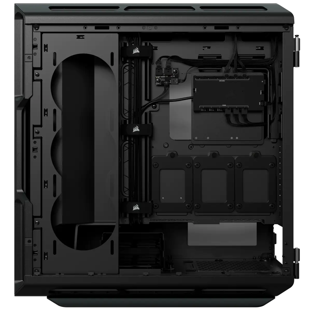 Corsair iCUE 5000T RGB Temperli Cam Mid-Tower ATX Siyah Gaming (Oyuncu) Kasa