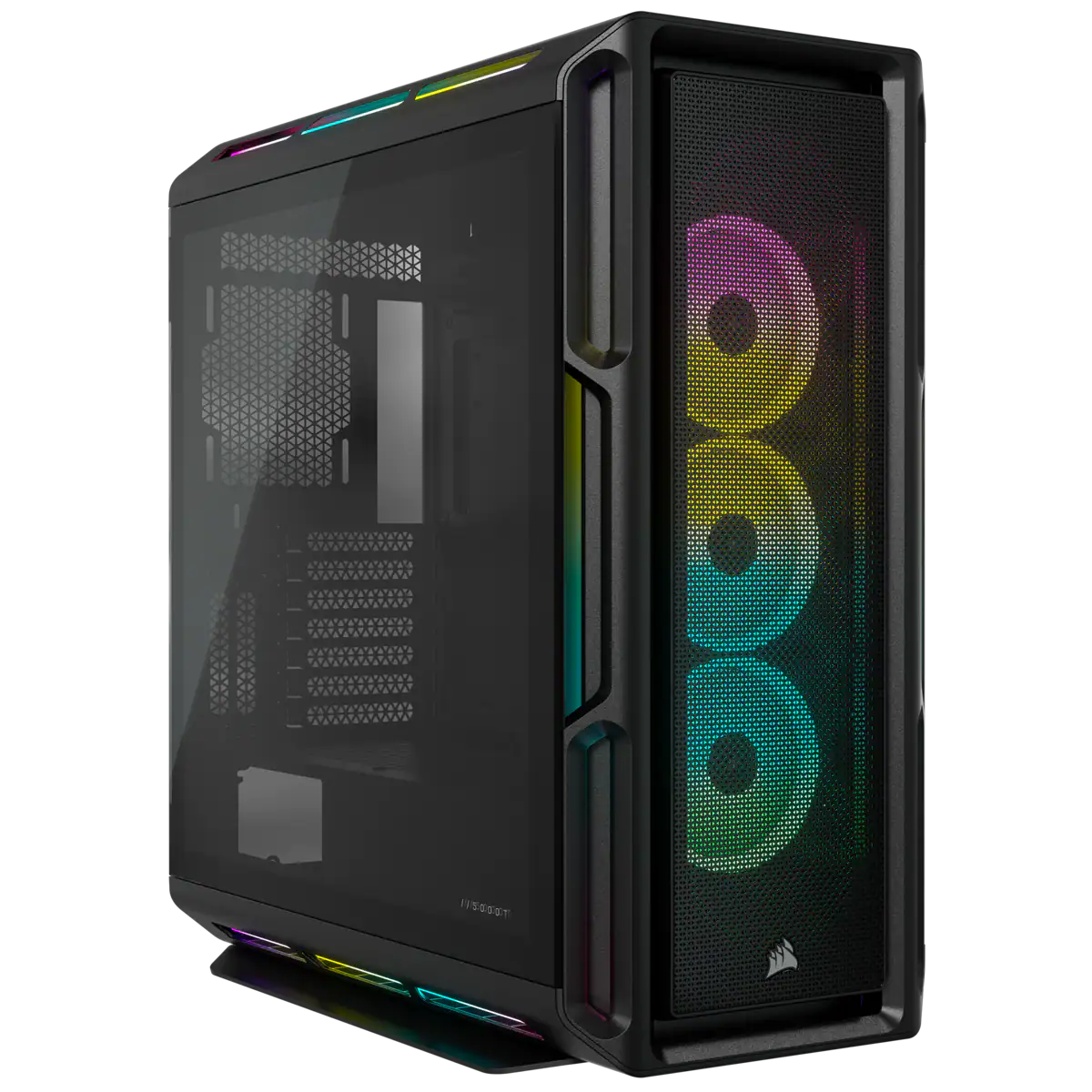 Corsair iCUE 5000T RGB Temperli Cam Mid-Tower ATX Siyah Gaming (Oyuncu) Kasa