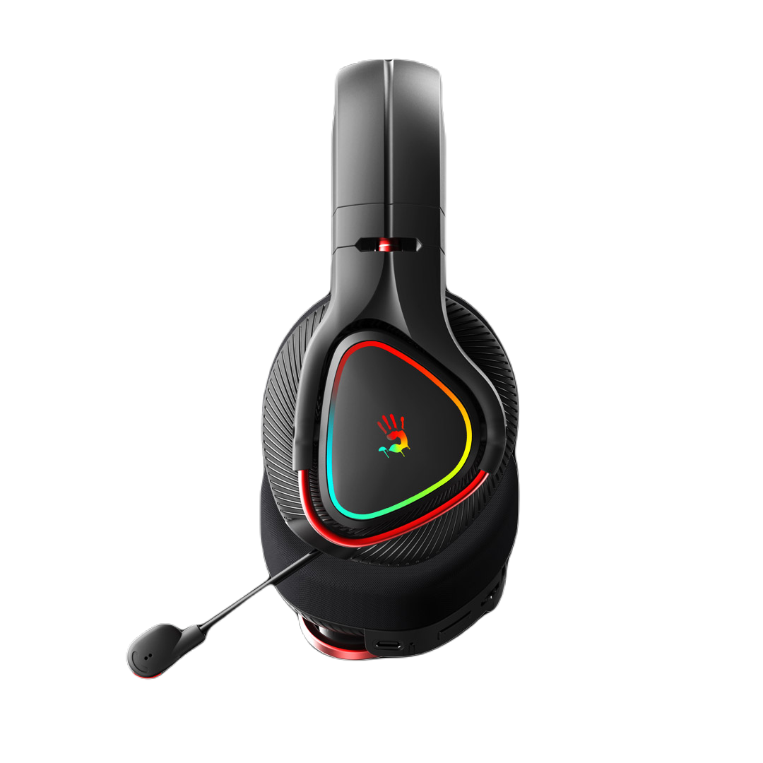 Bloody MR710 RGB Mikrofonlu Bluetooth Kablosuz Siyah Gaming (Oyuncu) Kulaklık