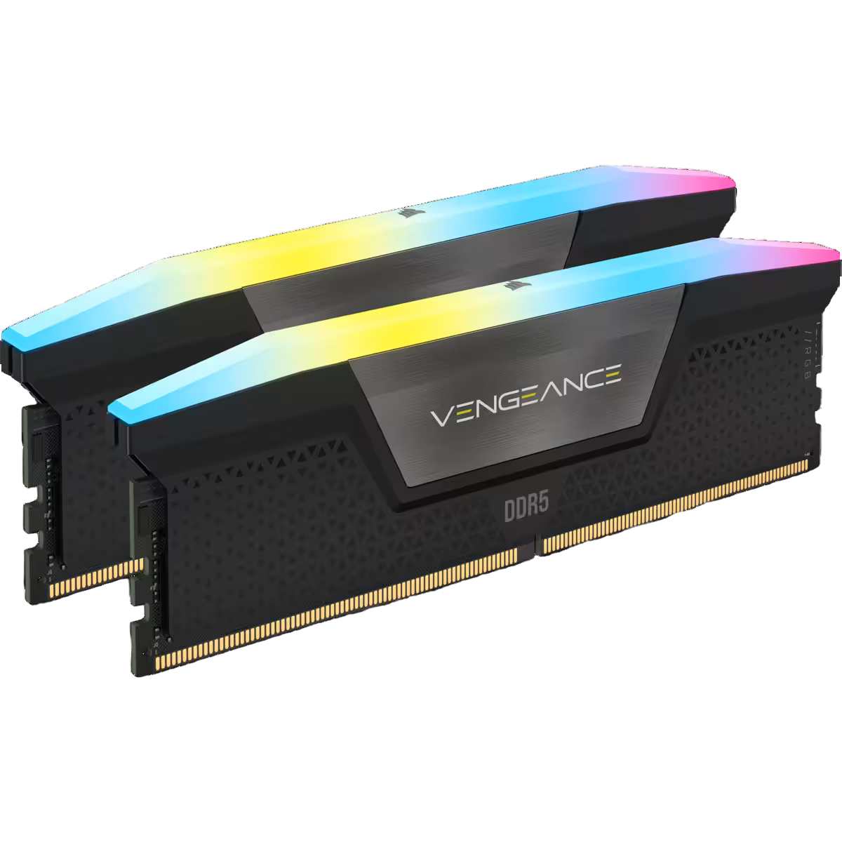 Corsair CMH64GX5M2B6000Z40 64GB (2x32GB) DDR5 6000MHz C40 Vengeance RGB Memory Kit Siyah