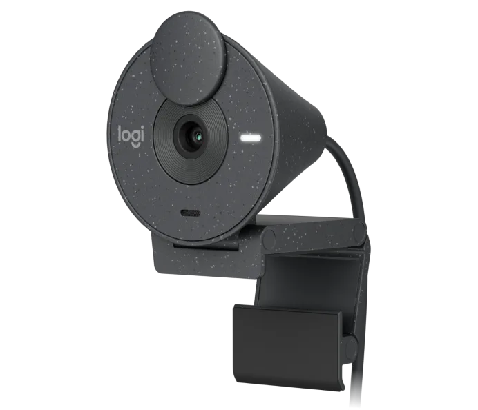 Logitech BRIO 300 Full HD Gizlilik Lens Kapaklı Siyah Web Kamerası -960-001436