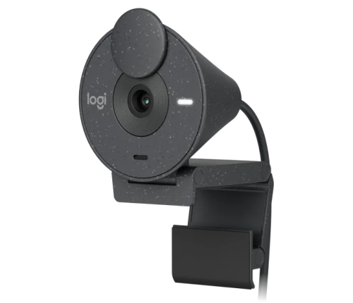 Logitech BRIO 300 Full HD Gizlilik Lens Kapaklı Siyah Web Kamerası -960-001436