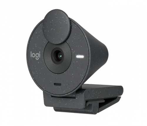 Logitech BRIO 300 Full HD Gizlilik Lens Kapaklı Siyah Web Kamerası -960-001436