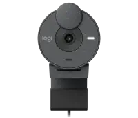 Logitech BRIO 300 Full HD Gizlilik Lens Kapaklı Siyah Web Kamerası -960-001436