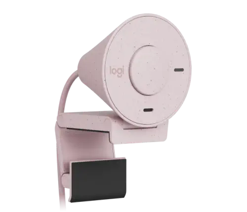 Logitech BRIO 300 Full HD Gizlilik Lens Kapaklı Pembe Web Kamerası -960-001448