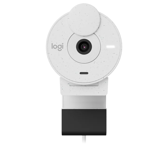 Logitech BRIO 300 Full HD Gizlilik Lens Kapaklı Beyaz Web Kamerası - 960-001442