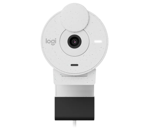 Logitech BRIO 300 Full HD Gizlilik Lens Kapaklı Beyaz Web Kamerası - 960-001442