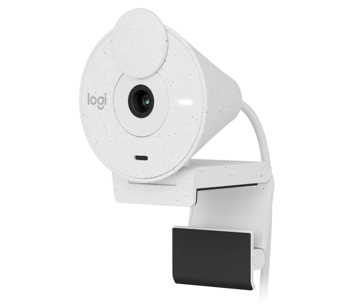 Logitech BRIO 300 Full HD Gizlilik Lens Kapaklı Beyaz Web Kamerası - 960-001442