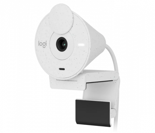 Logitech BRIO 300 Full HD Gizlilik Lens Kapaklı Beyaz Web Kamerası - 960-001442