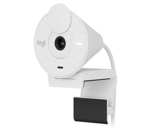 Logitech BRIO 300 Full HD Gizlilik Lens Kapaklı Beyaz Web Kamerası - 960-001442
