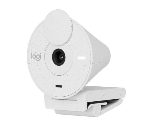 Logitech BRIO 300 Full HD Gizlilik Lens Kapaklı Beyaz Web Kamerası - 960-001442