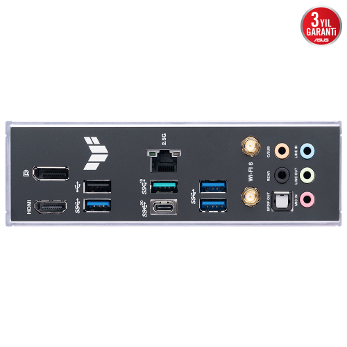 ASUS TUF Gaming B760-Plus WIFI D4 Intel B760 Soket 1700 DDR4 5333(OC)MHz ATX Gaming (Oyuncu) Anakart