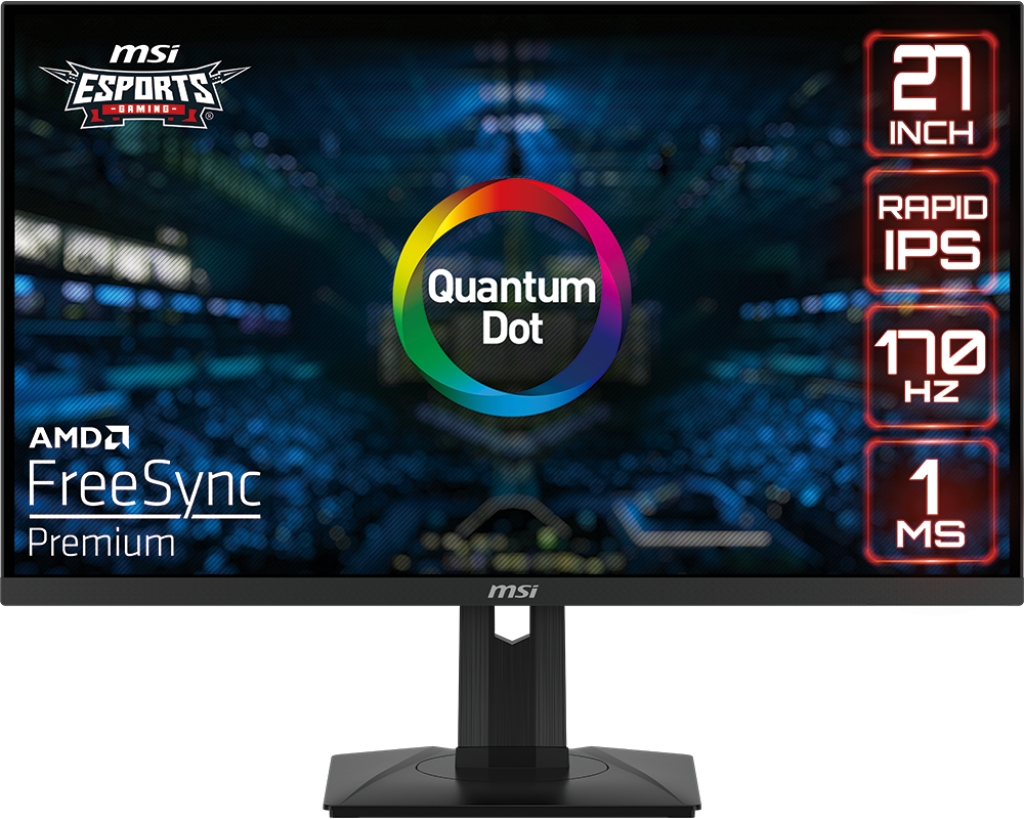 MSI G274QPF-QD 27″ 1ms (GTG) 170Hz FreeSync Premium Rapid IPS WQHD Gaming (Oyuncu) Monitör