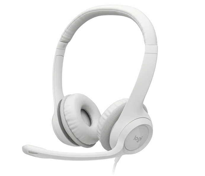 Logitech H390 USB Gürültü Önleyici Mikrofonlu Beyaz Kulaklık -981-001286