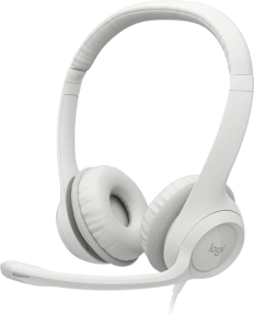 Logitech H390 USB Gürültü Önleyici Mikrofonlu Beyaz Kulaklık -981-001286