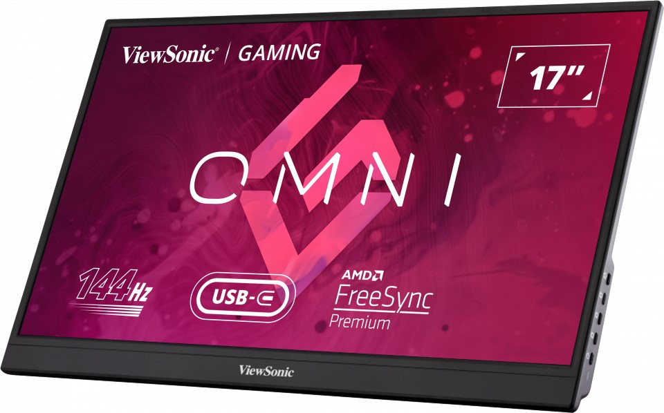 Viewsonic VX1755 17.2″ 4ms 144Hz FreeSync Full HD IPS Taşınabilir Gaming(Oyuncu) Monitör