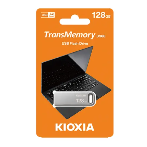 Kioxia TransMemory U366 LU366S128GG4 128GB USB 3.2 Gen 1 Flash Bellek